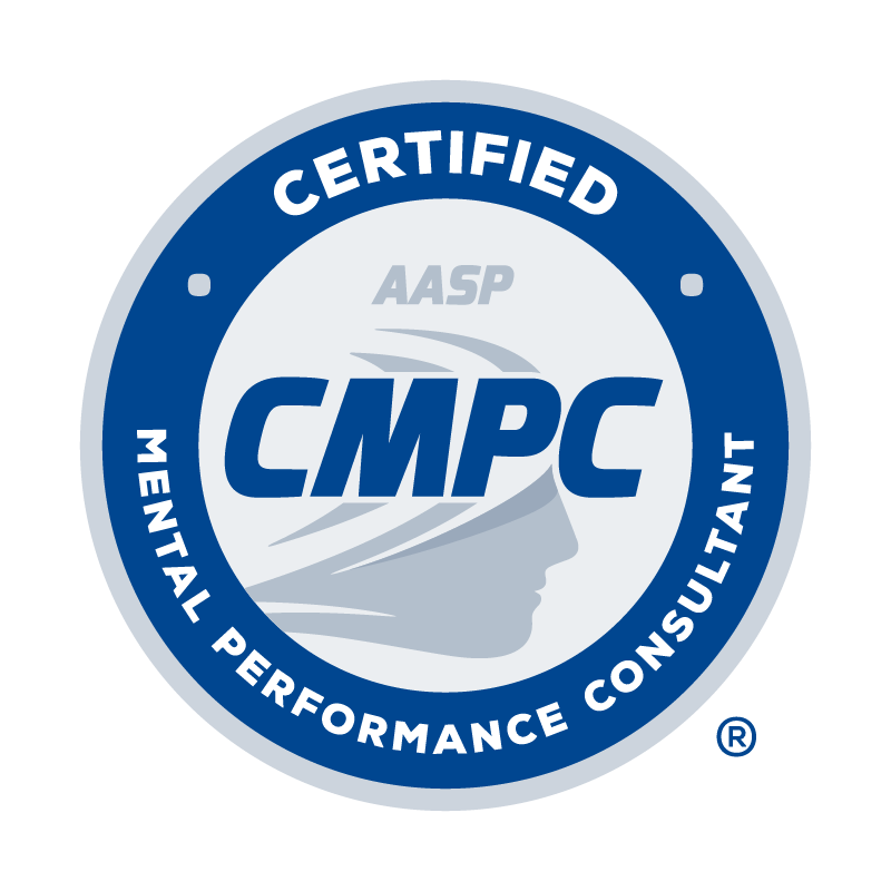 Brock McCormack Certified Mental Performance Consultant CMPC badge Mack Mental Performance
